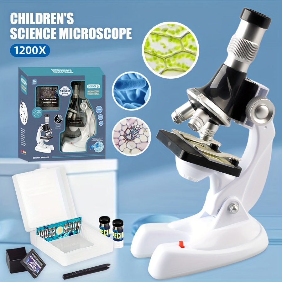 Microscope Kids Science - Microscoop STEM Science Experiment Kit, verstelbare