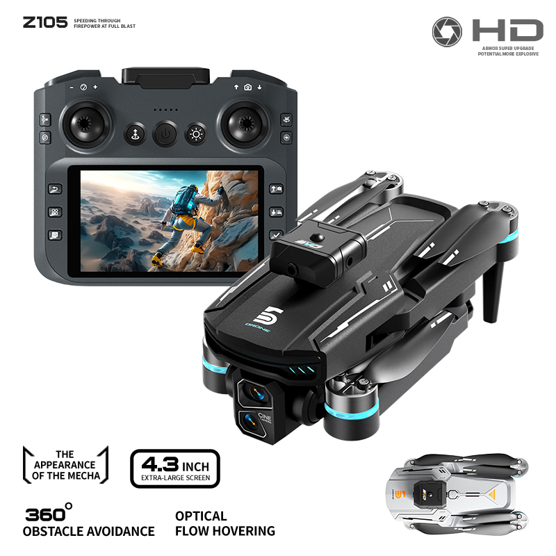 Toys For Kids Video - Z105 Drone 4,3-inch scherm 8K HD