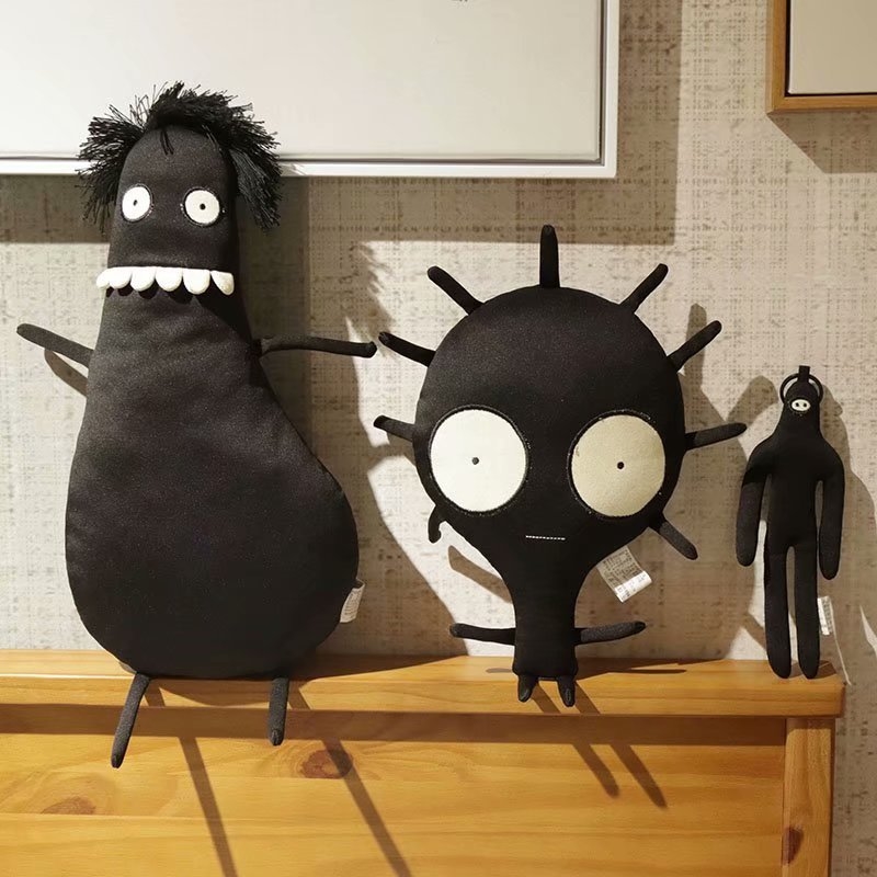 Kids Quirky Toys - Schattige donkere gotische eigenzinnige pluche pop