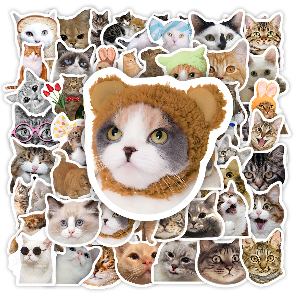 Kids Toys Clipart - Grappige Kat Clipart Stickers Kids DIY