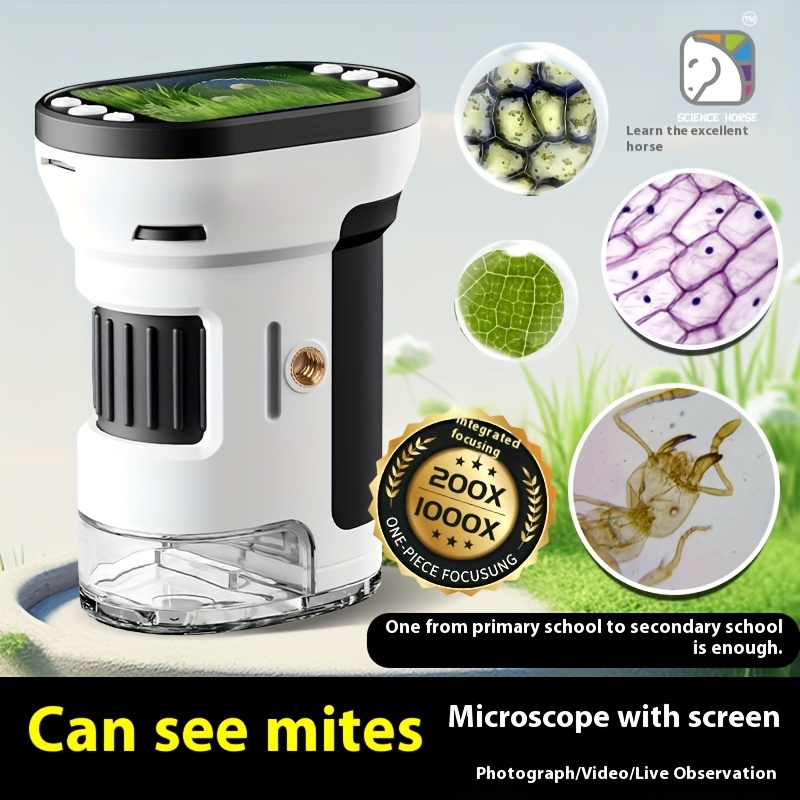 Kids Toys Under 200 - Kindermicroscoop Biologische Kit 1000x Vergroting 200
