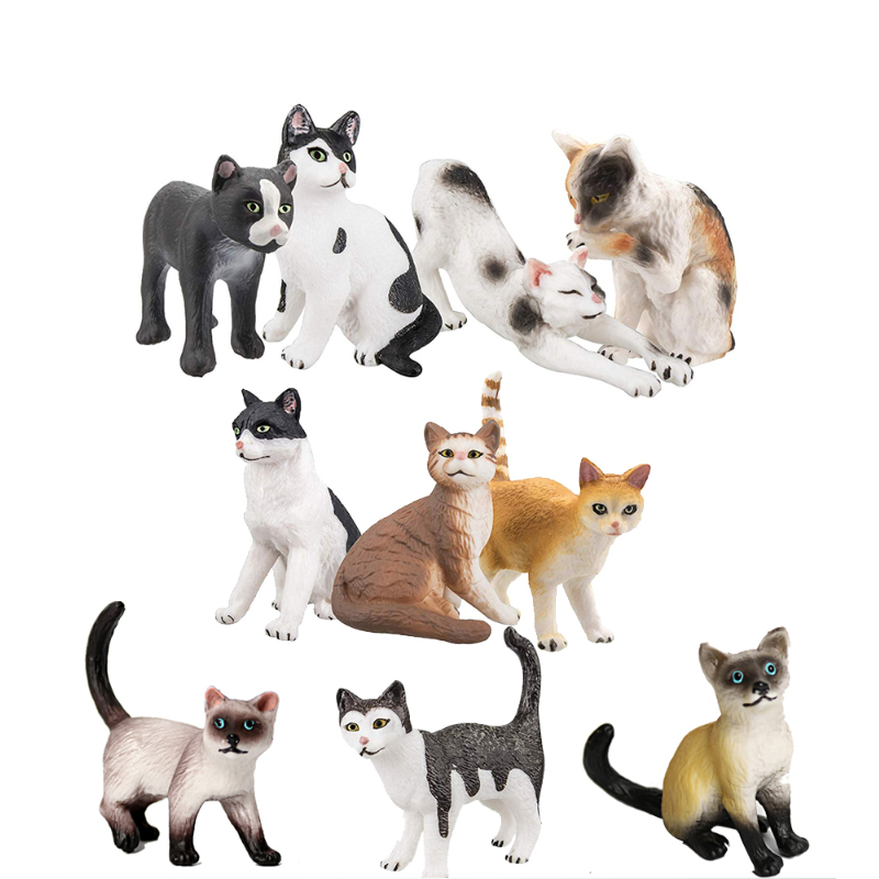 Kids Toys Under 200 - Kat Model Speelgoed Boerderijdieren Miniaturen Siamese