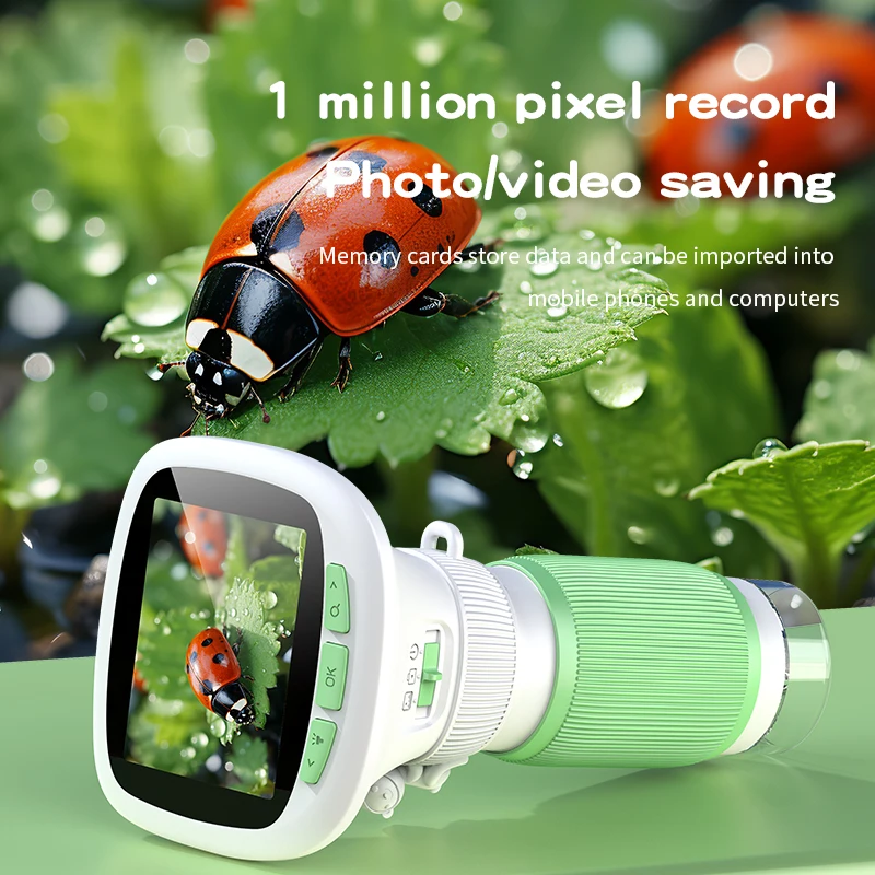 Microscope Kids Science - Handmicroscoop voor kinderen met draaibare focus