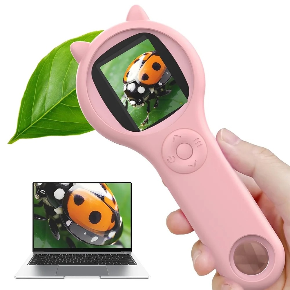 Microscope Kids Science - Kindermicroscoop Draagbare draagbare vergrotende digitale microscoop