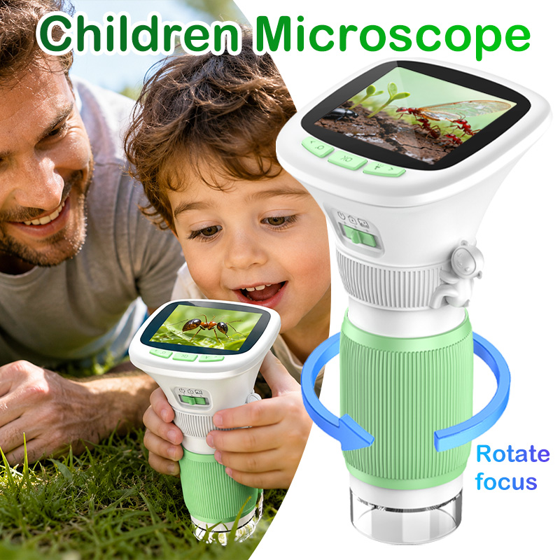 Microscope Kids Science - Draagbare digitale microscoop voor kinderen, 1000X