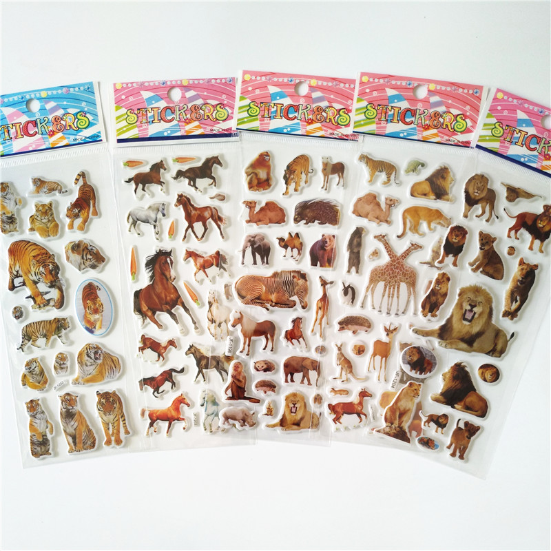 Kids Toys Elephant - 6 stks Wilde Dieren Stijl Stickers