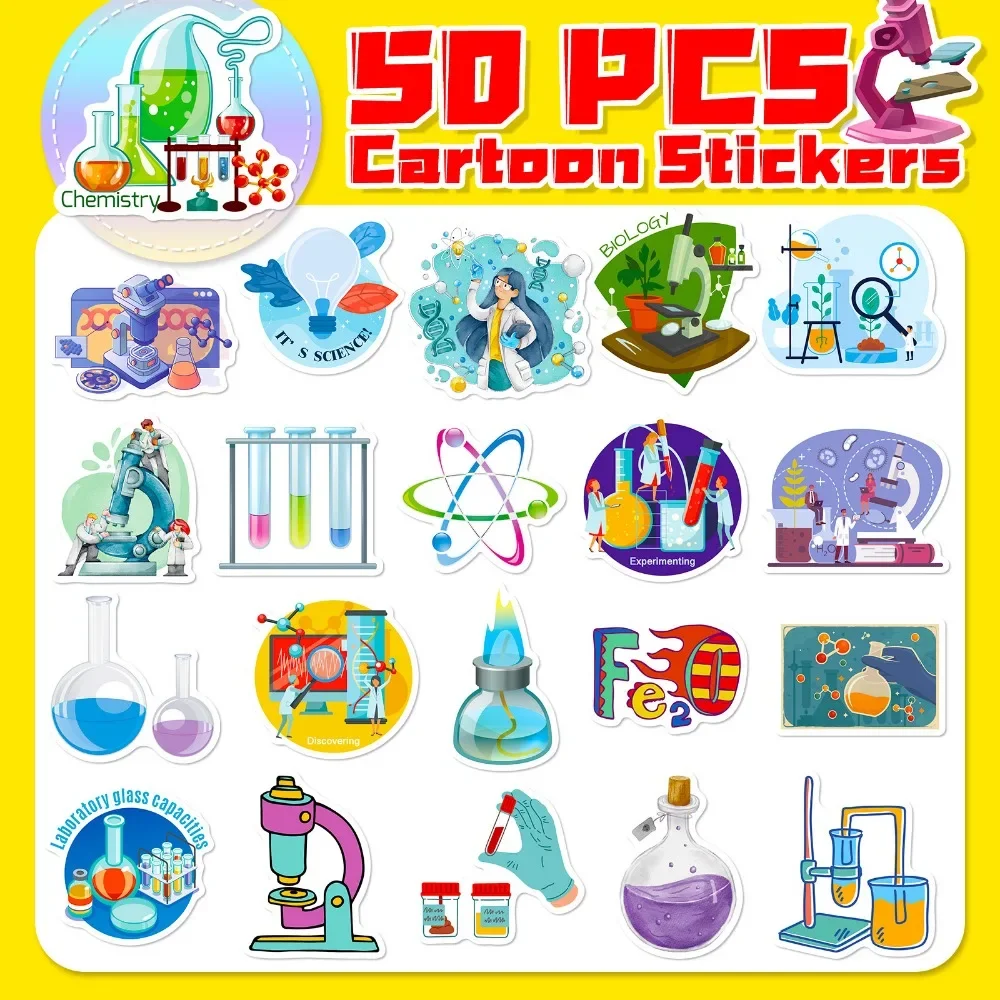 50 Stuks Cartoon Science Lab S - Kids Toys Vintage recensie en prijs