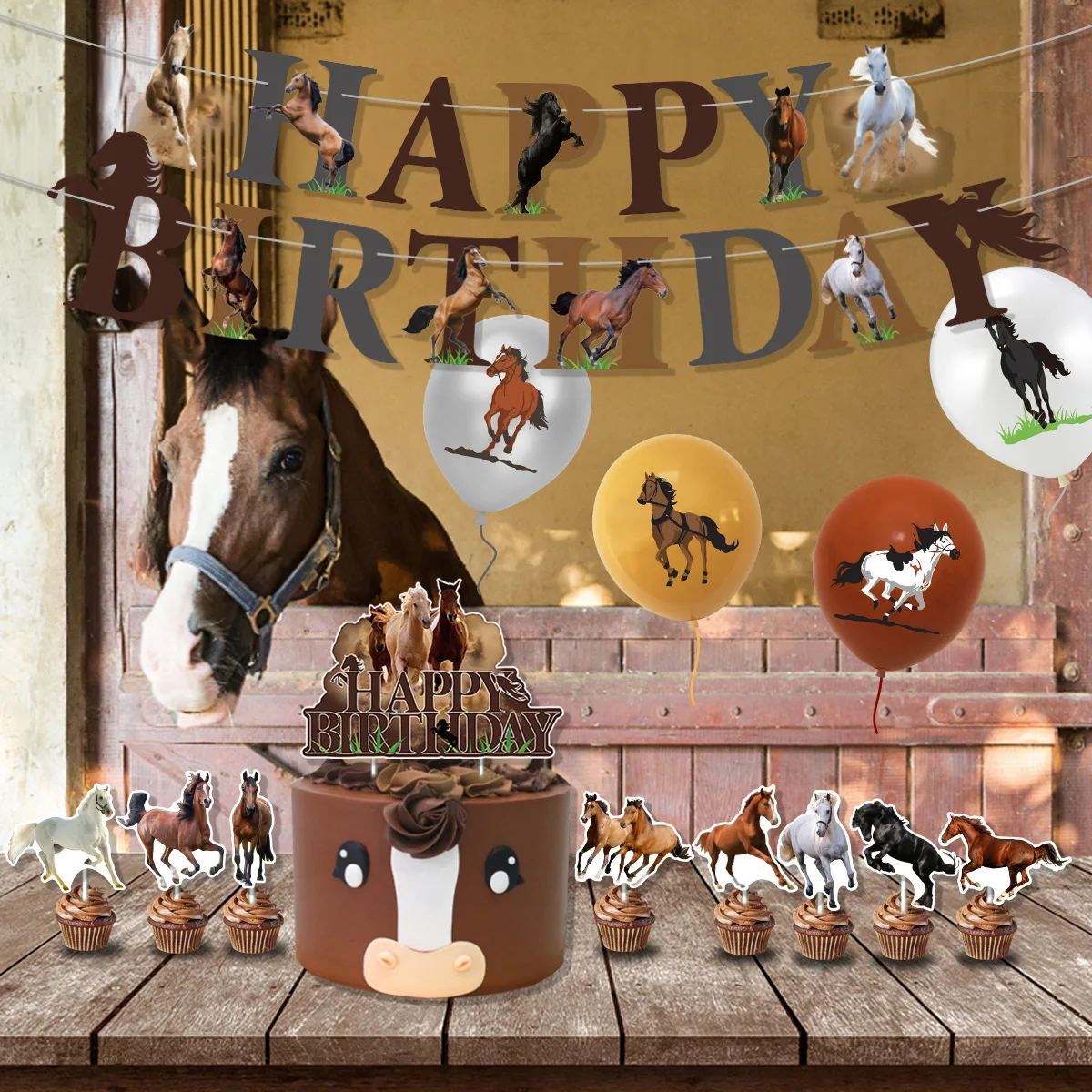 Paardenraces Verjaardagsfeestj - Banner Kids Toys recensie en prijs
