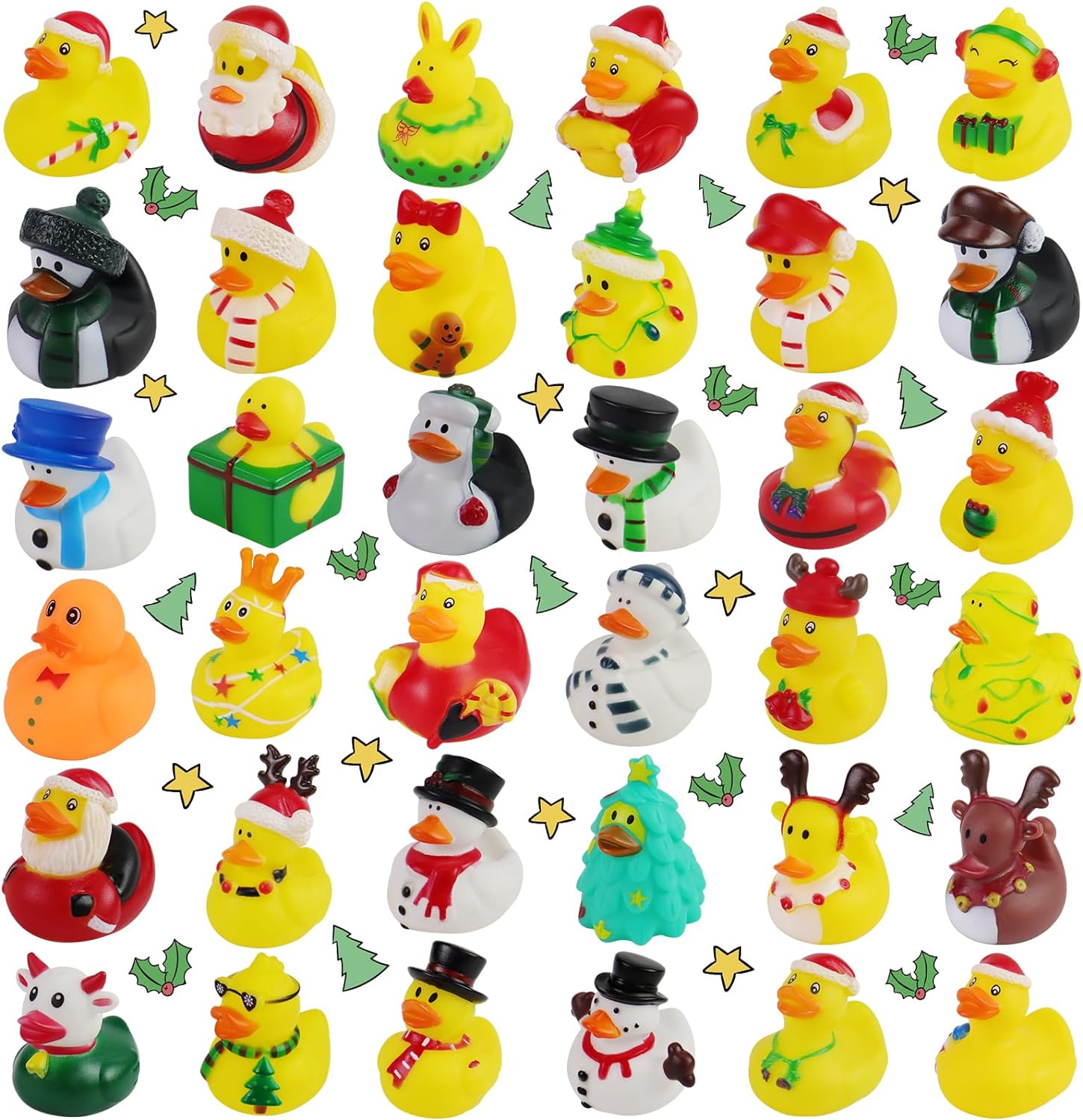2/6/12PC Kerst Badeendjes, Bad - Rubber Duck Bath recensie en prijs