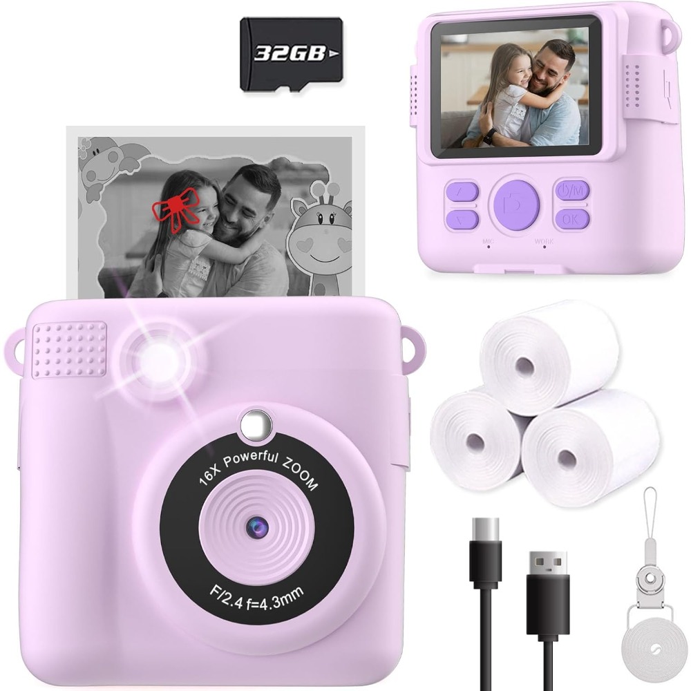 Instant Print Camera voor kind - Toys For Kids Video recensie en prijs