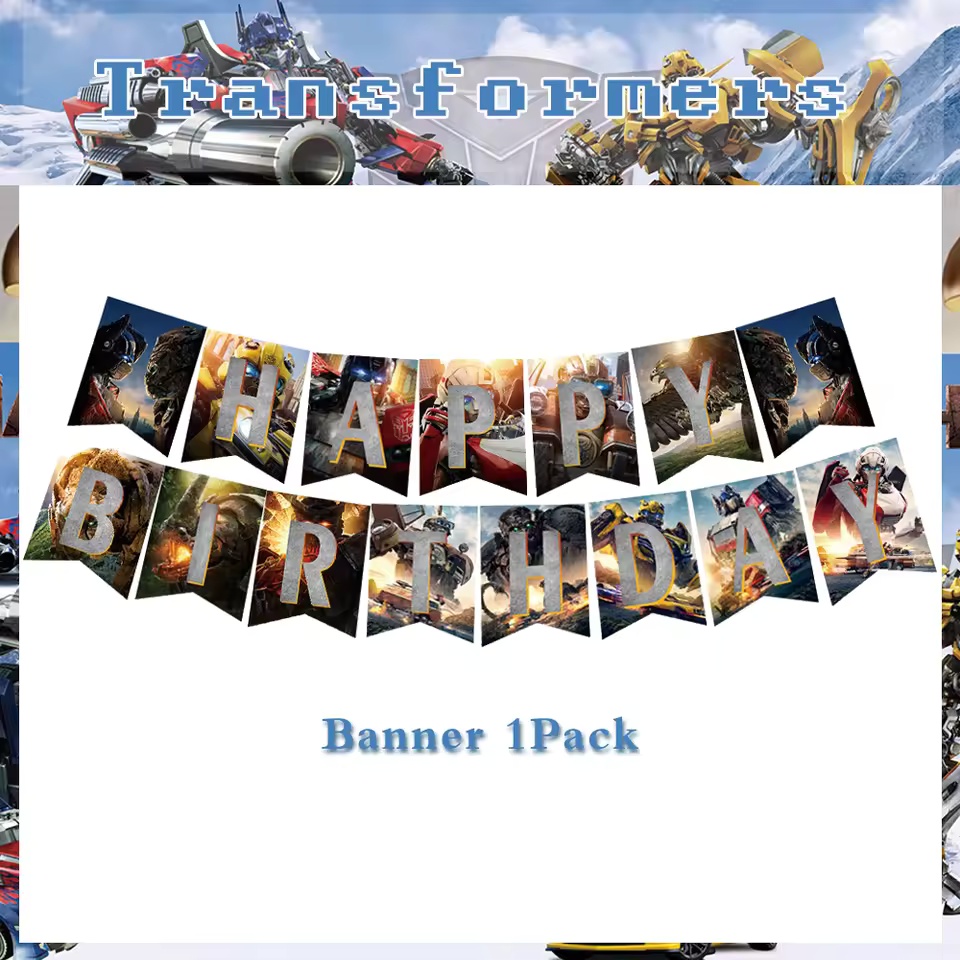Transformers Cartoon DIY Verja - Banner Kids Toys recensie en prijs