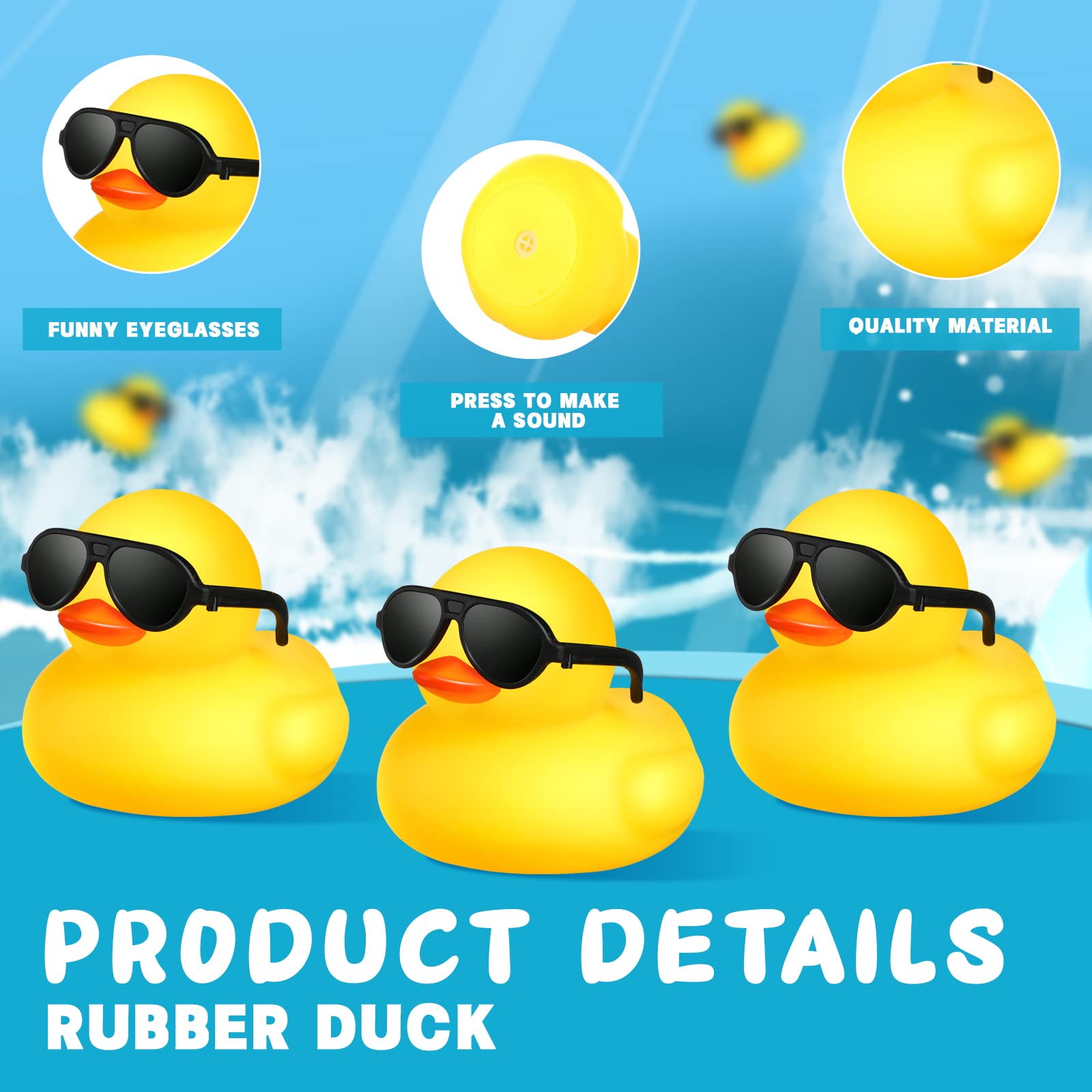 1-100 stuks gele mini badeendj - Rubber Duck Bath recensie en prijs
