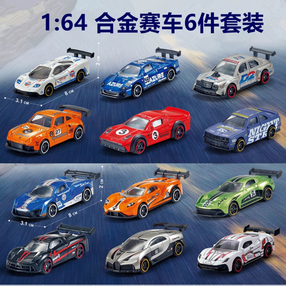 1:64 Alloy Raceauto 6-delige s - Kids Toys Vending Machine recensie en prijs