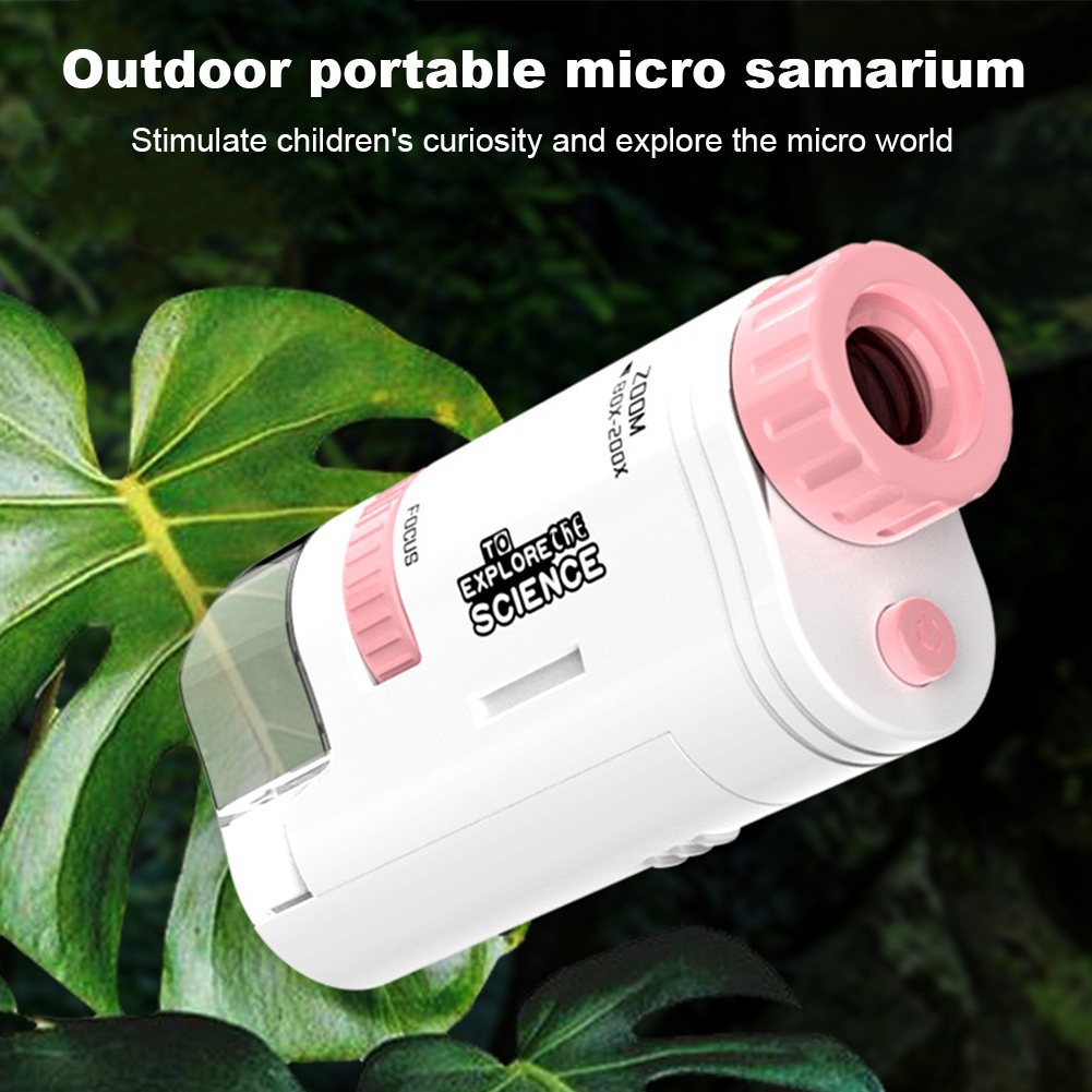 Handheld Pocket Microscoop 80- - Microscope Kids Science recensie en prijs