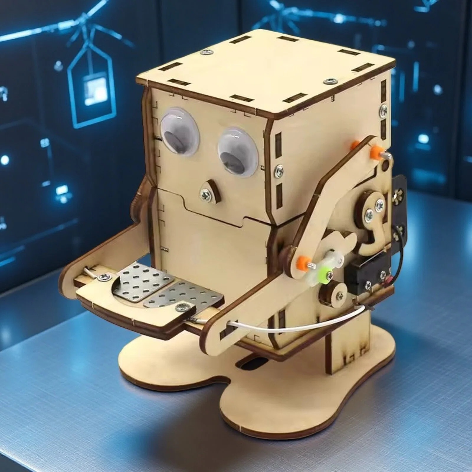 Muntzogende eetrobot model DIY - Science Experiment Kit recensie en prijs
