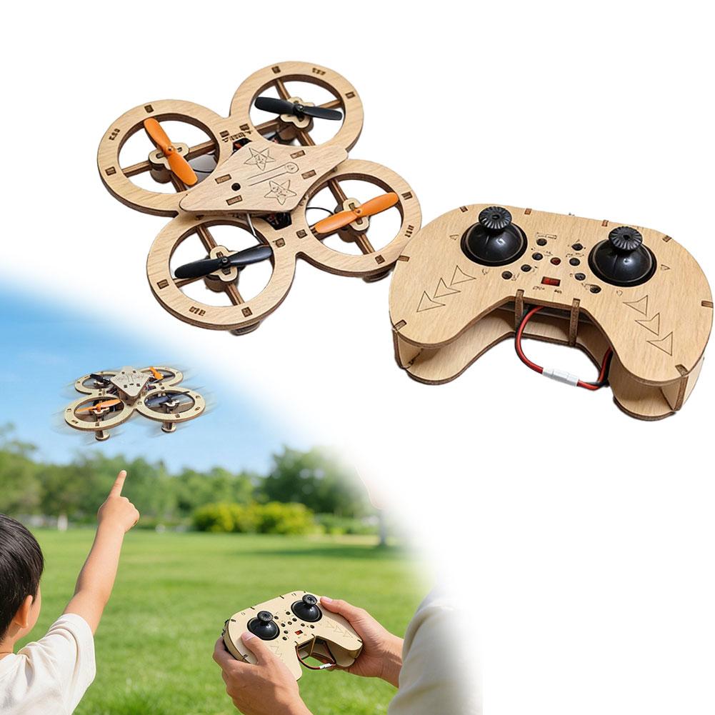 DIY houten RC drone quadcopter - Science Experiment Kit recensie en prijs