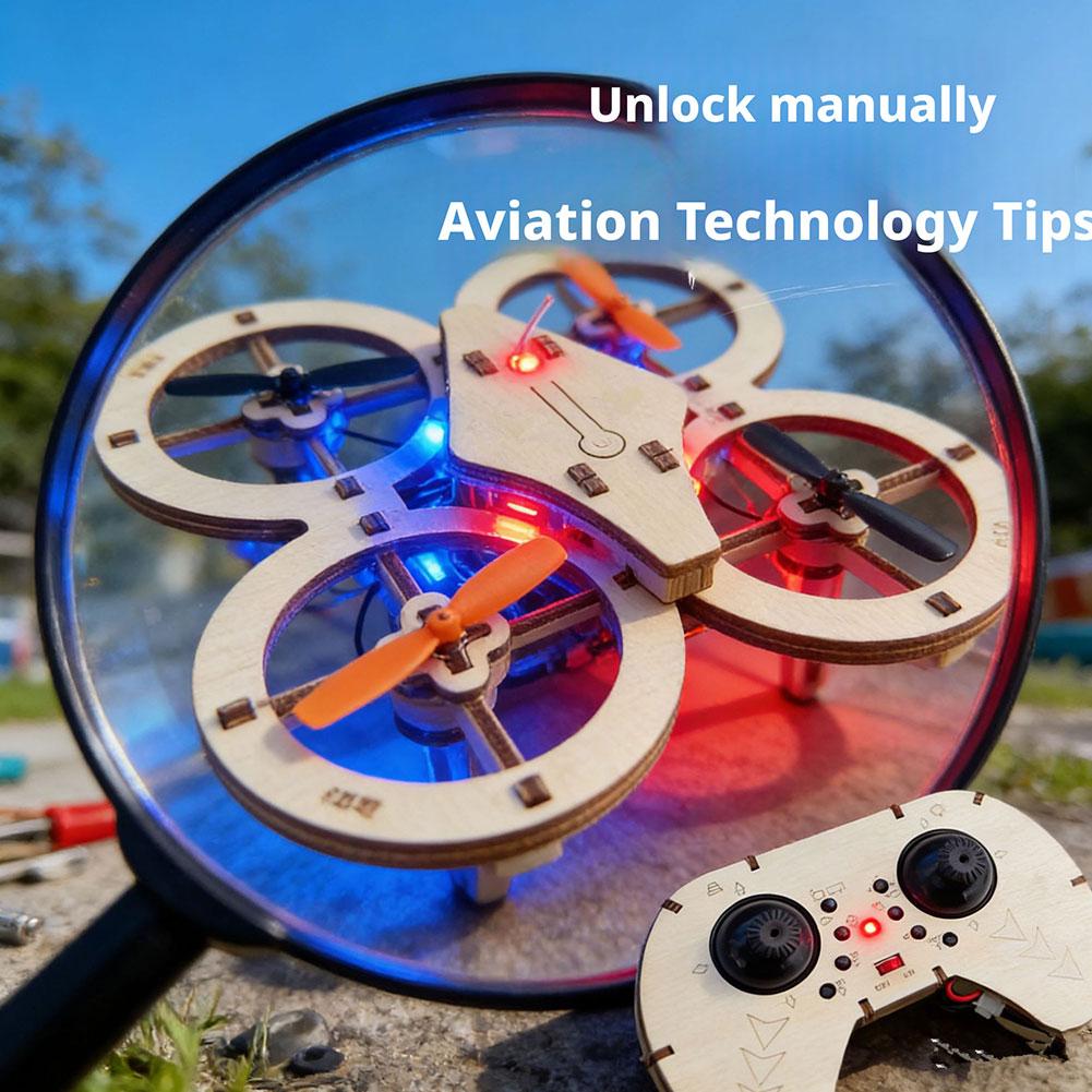 DIY houten RC drone quadcopter - Science Experiment Kit recensie en prijs