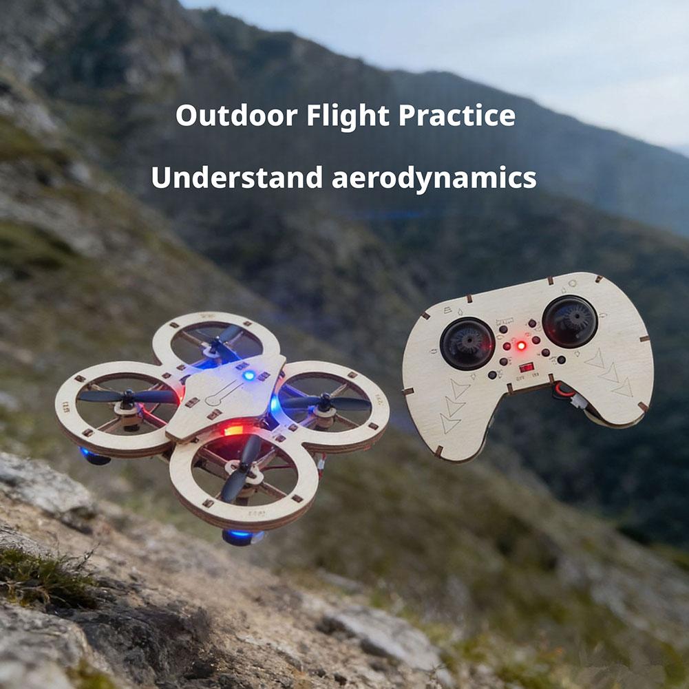 DIY houten RC drone quadcopter - Science Experiment Kit recensie en prijs