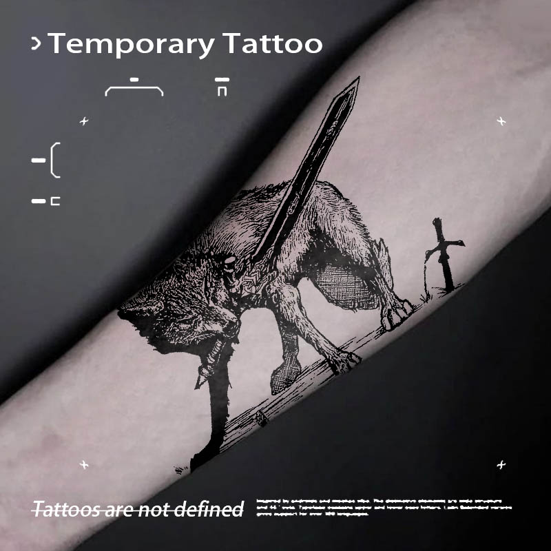 Fake Tattoo Dark Style Wolf Wa - Kids Toys Low Price recensie en prijs