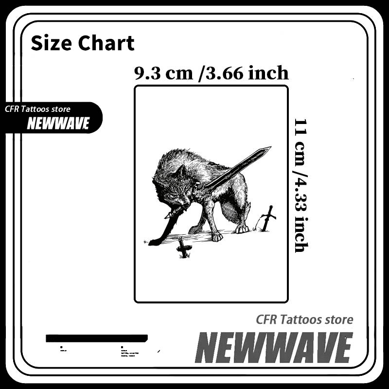 Fake Tattoo Dark Style Wolf Wa - Kids Toys Low Price recensie en prijs
