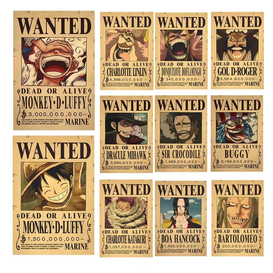 Anime One Piece Bounty Wanted  - Kids Toys Vintage recensie en prijs