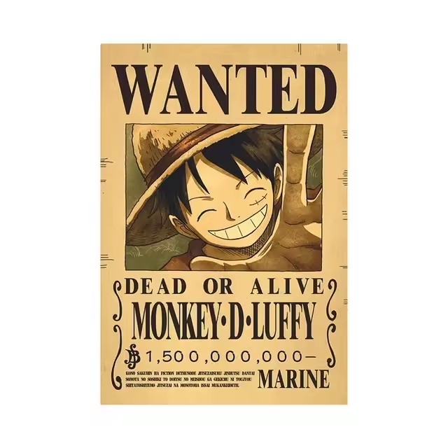 Anime One Piece Bounty Wanted  - Kids Toys Vintage recensie en prijs
