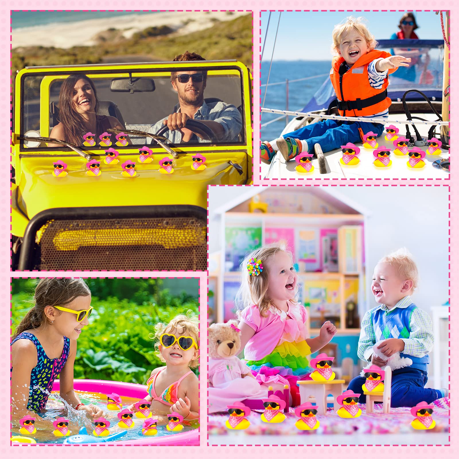 24-set Cowboy Badeendjes met S - Rubber Duck Bath recensie en prijs