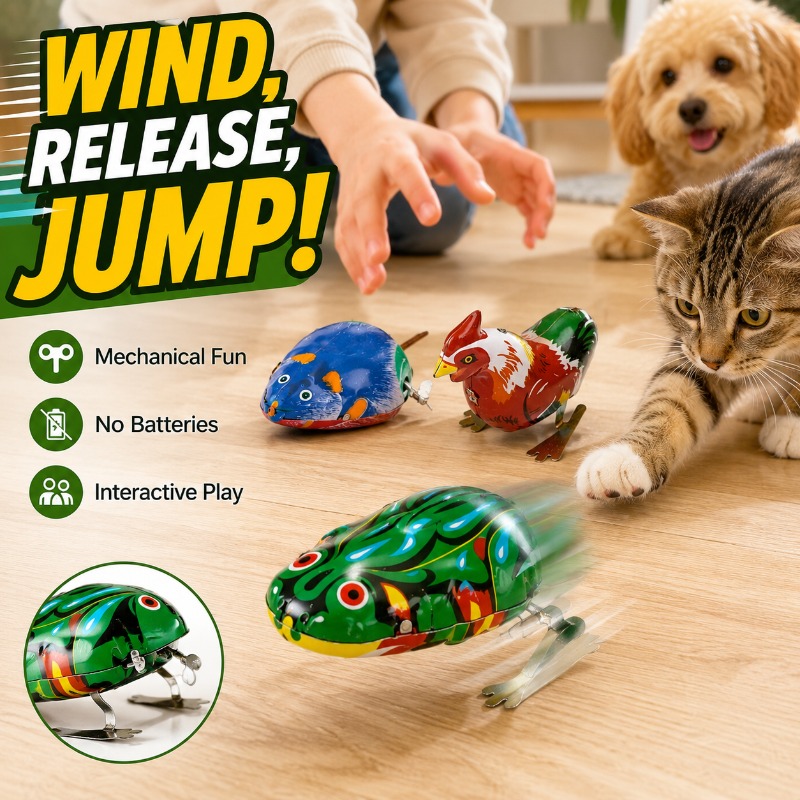 Traditioneel opwindbaar spring - Kids Toys Vintage recensie en prijs