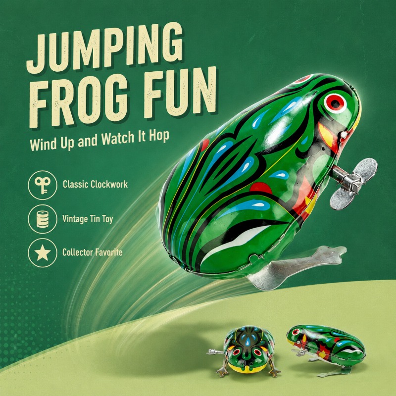 Traditioneel opwindbaar spring - Kids Toys Vintage recensie en prijs