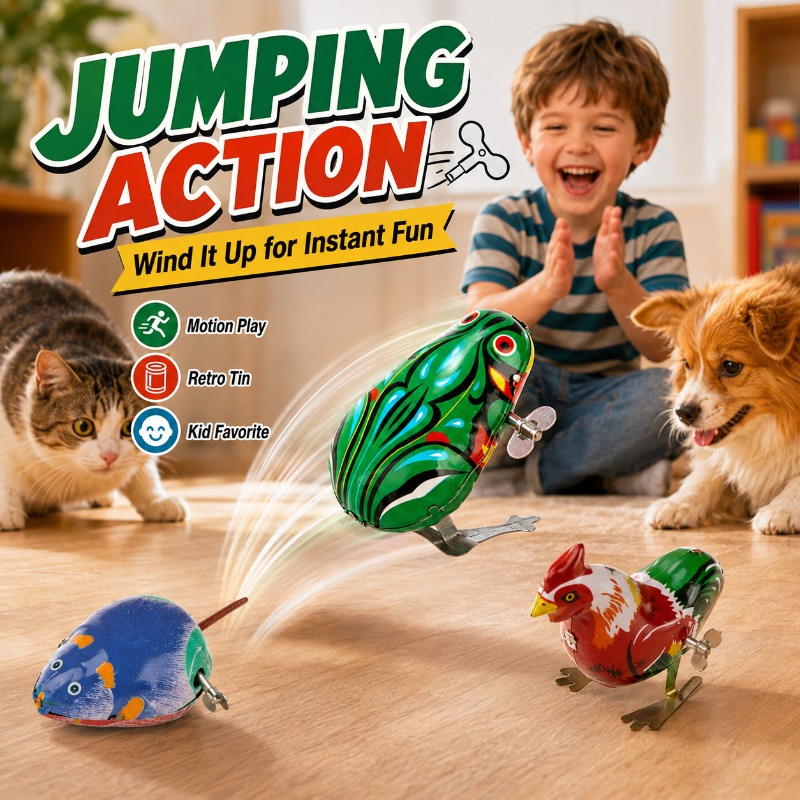 Traditioneel opwindbaar spring - Kids Toys Vintage recensie en prijs