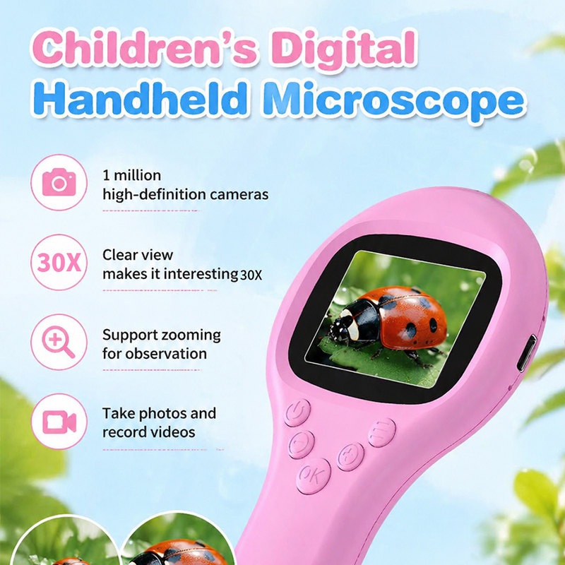 Handheld HD digitale microscoo - Microscope Kids Science recensie en prijs