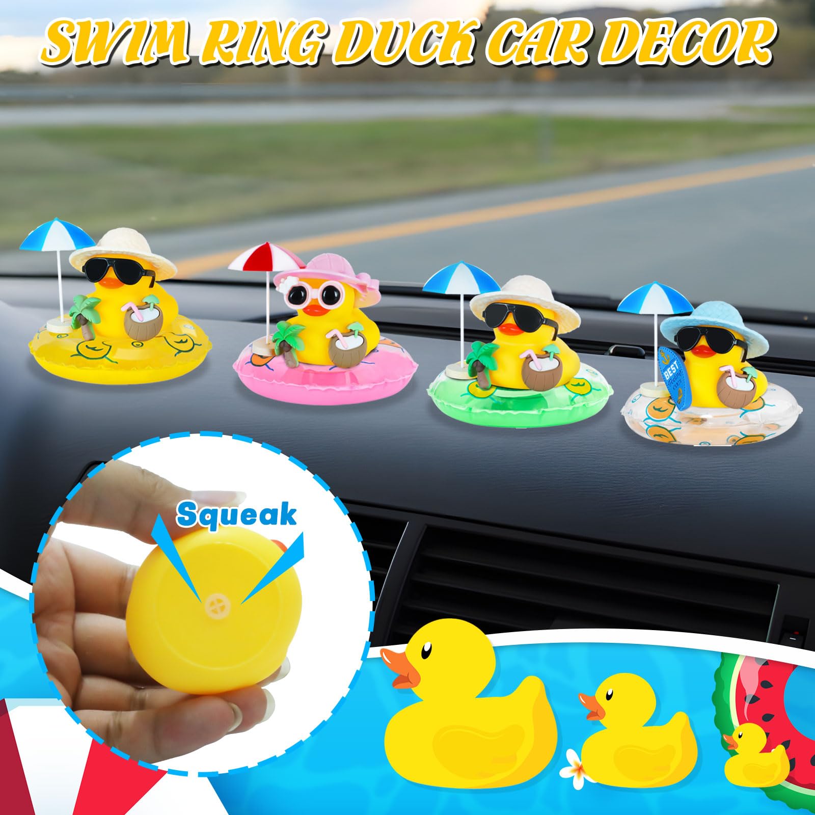 Rubber Duck Auto Ornamenten Pi - Rubber Duck Bath recensie en prijs