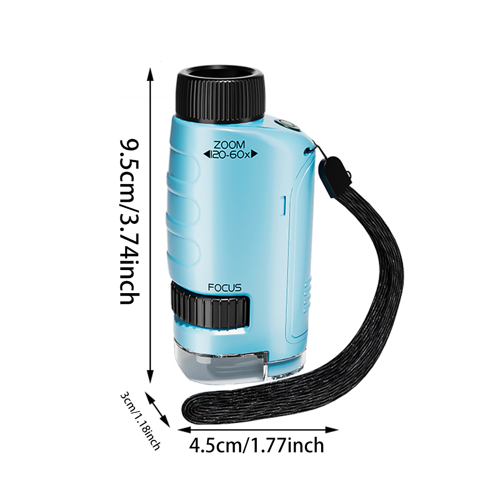 Draagbare 60x - 120x handmicro - Microscope Kids Science recensie en prijs