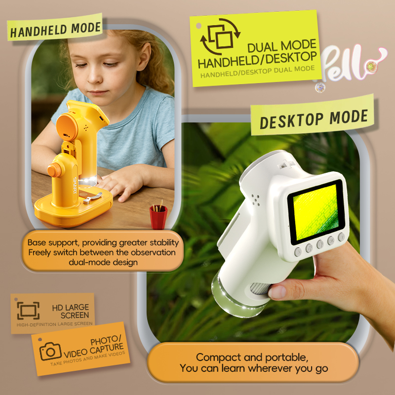 1600X Handheld Microscoop 2 In - Microscope Kids Science recensie en prijs